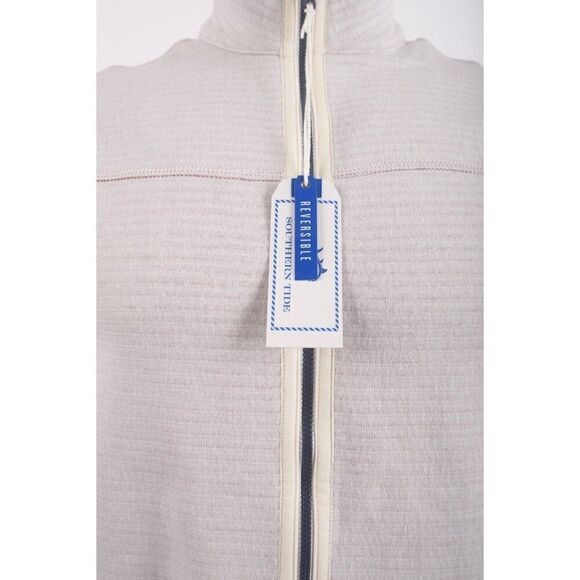 Southern Tide Mens Reversible Vest Jacket Ridgepoint M Red Gray 9590 NWT - Picture 7 of 11